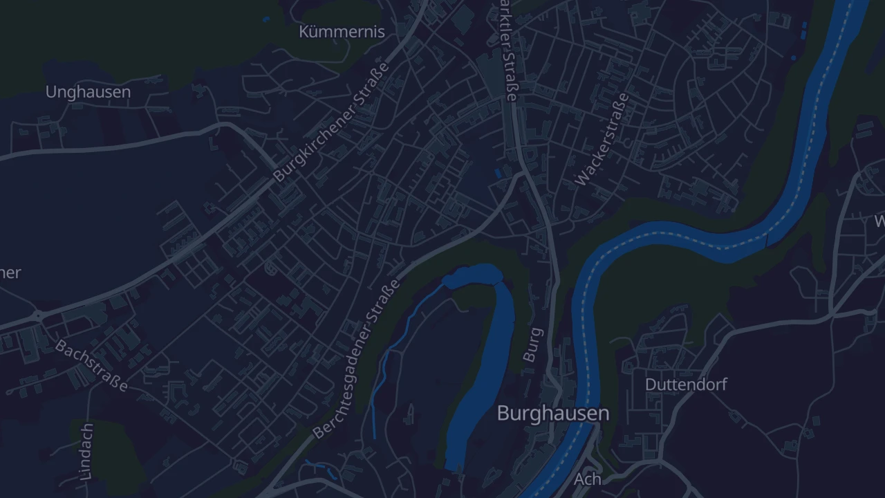 Karte von Burghausen