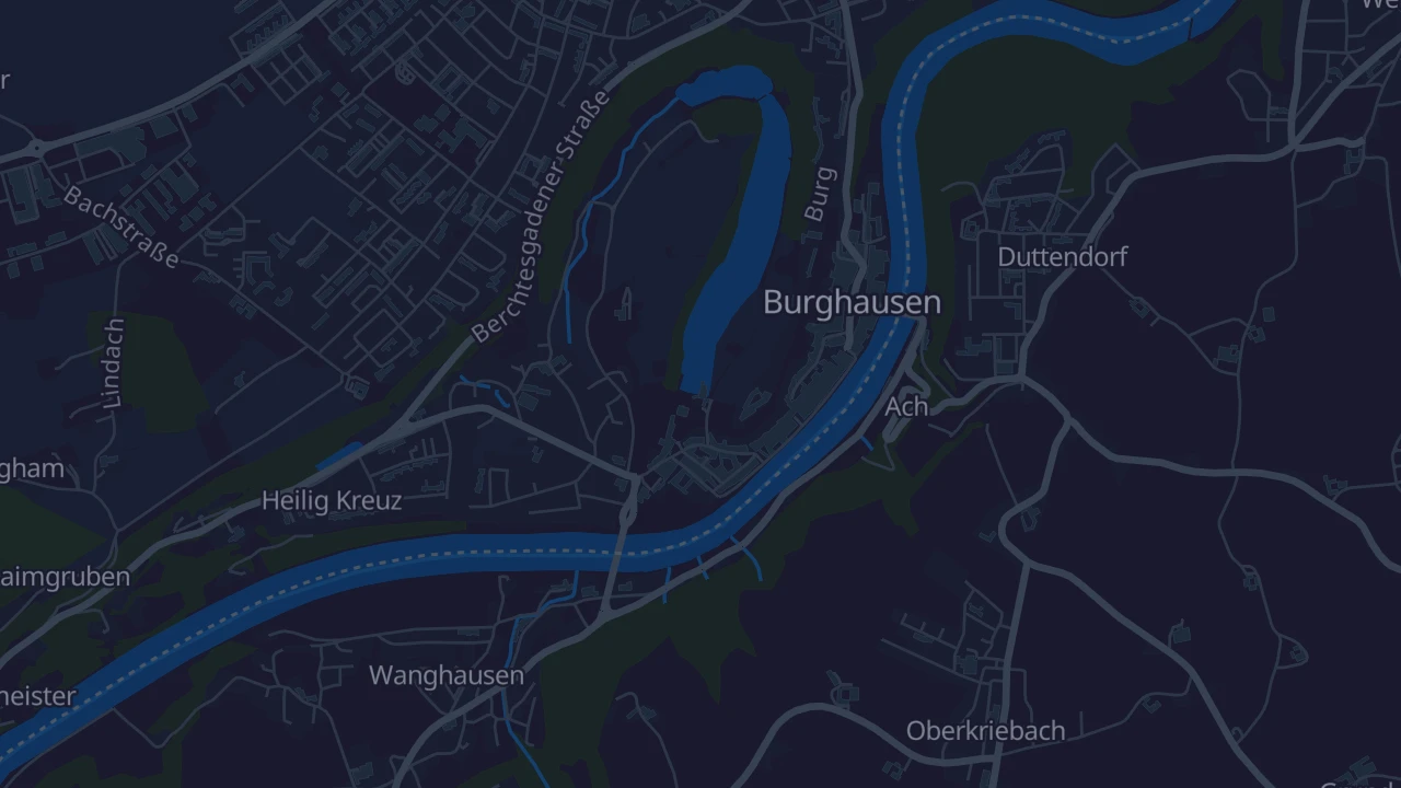 Karte von Burghausen