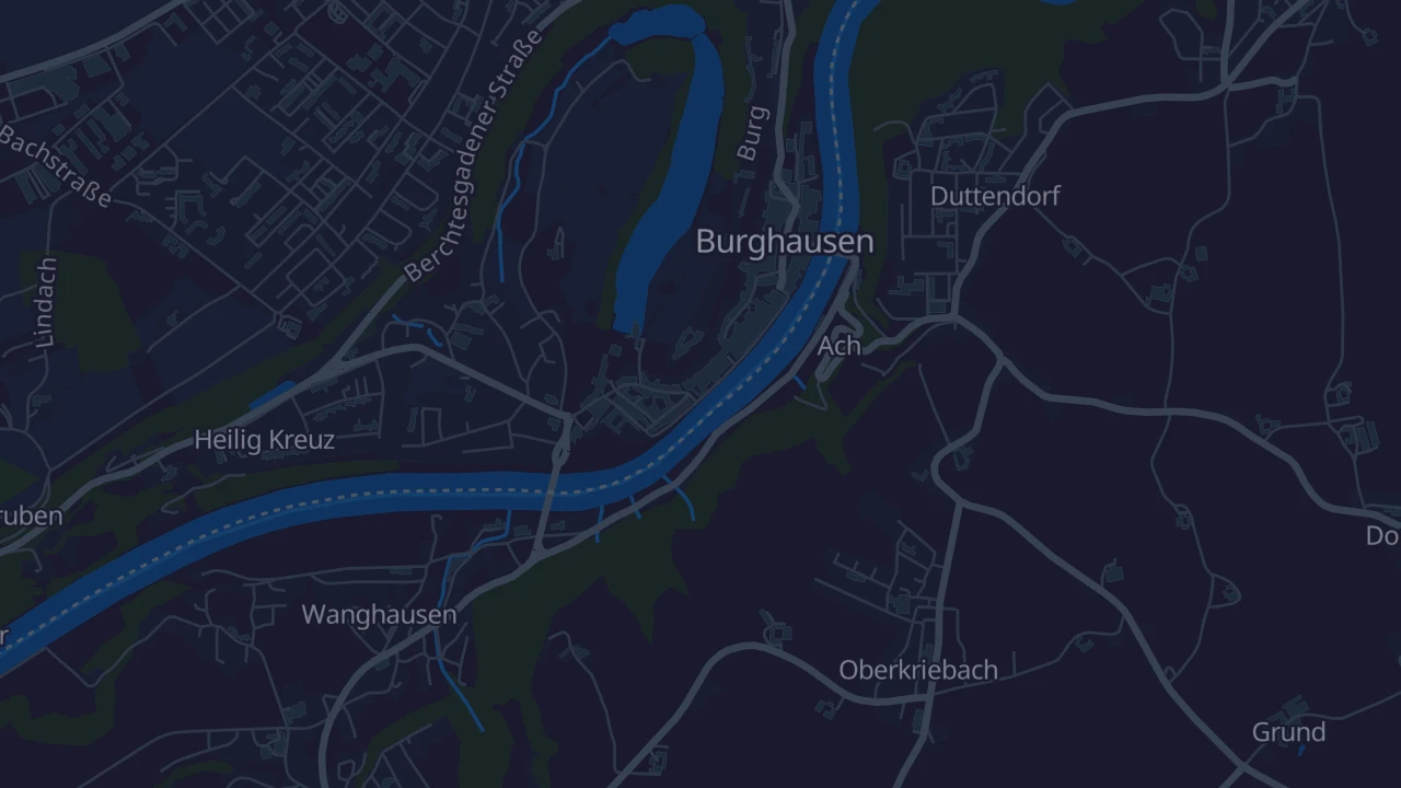 Karte von Burghausen