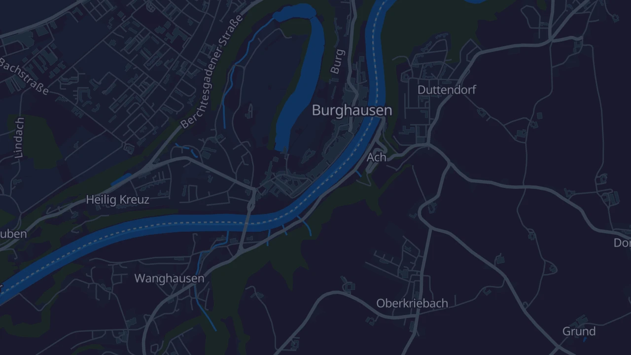 Karte von Burghausen