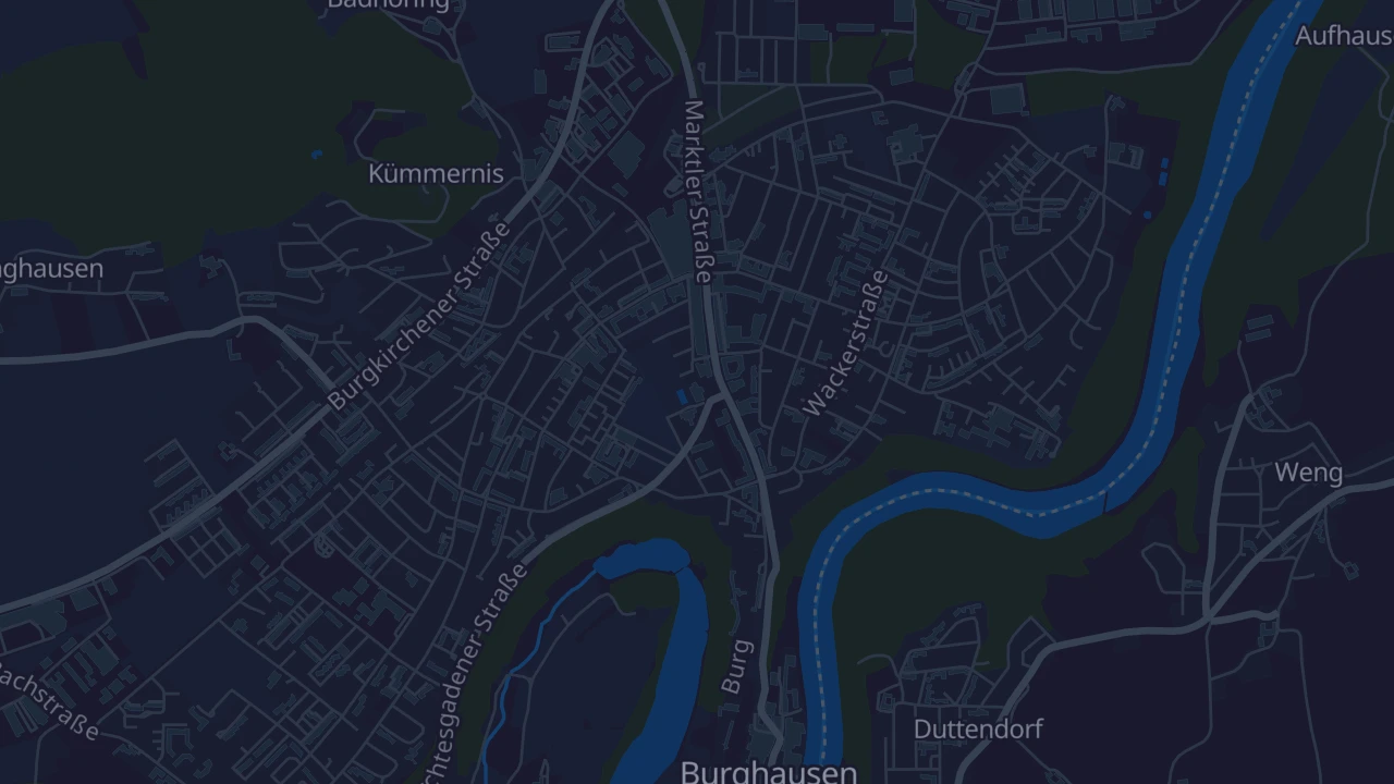 Karte von Burghausen