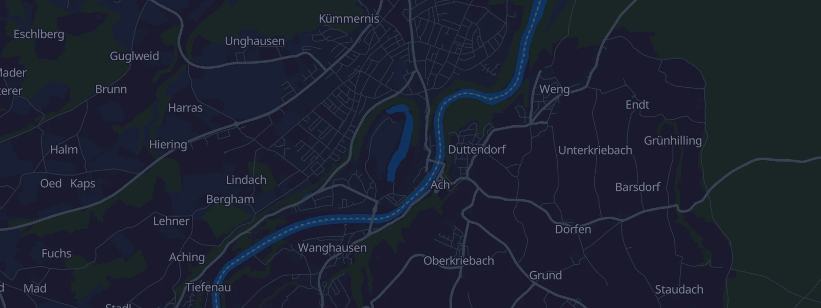 Karte von Burghausen