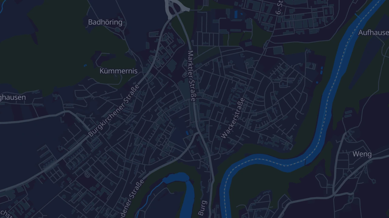 Karte von Burghausen