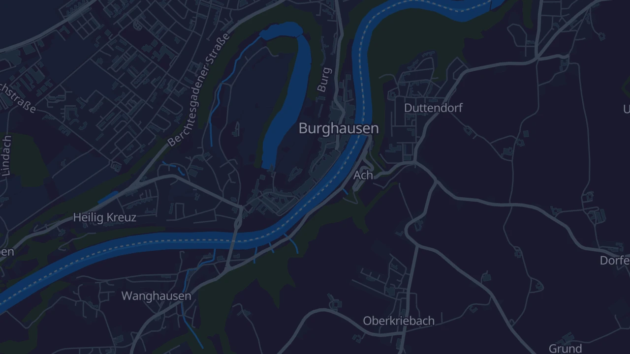 Karte von Burghausen