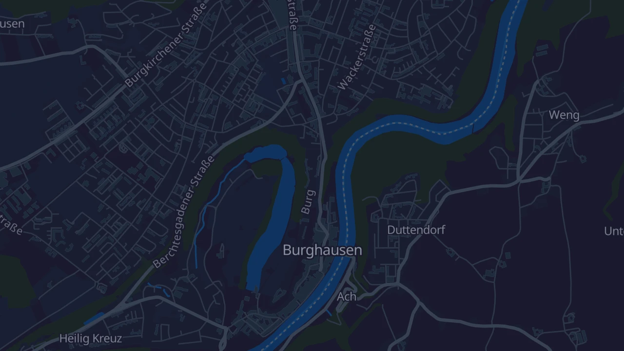 Karte von Burghausen