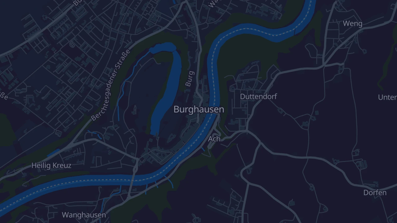 Karte von Burghausen