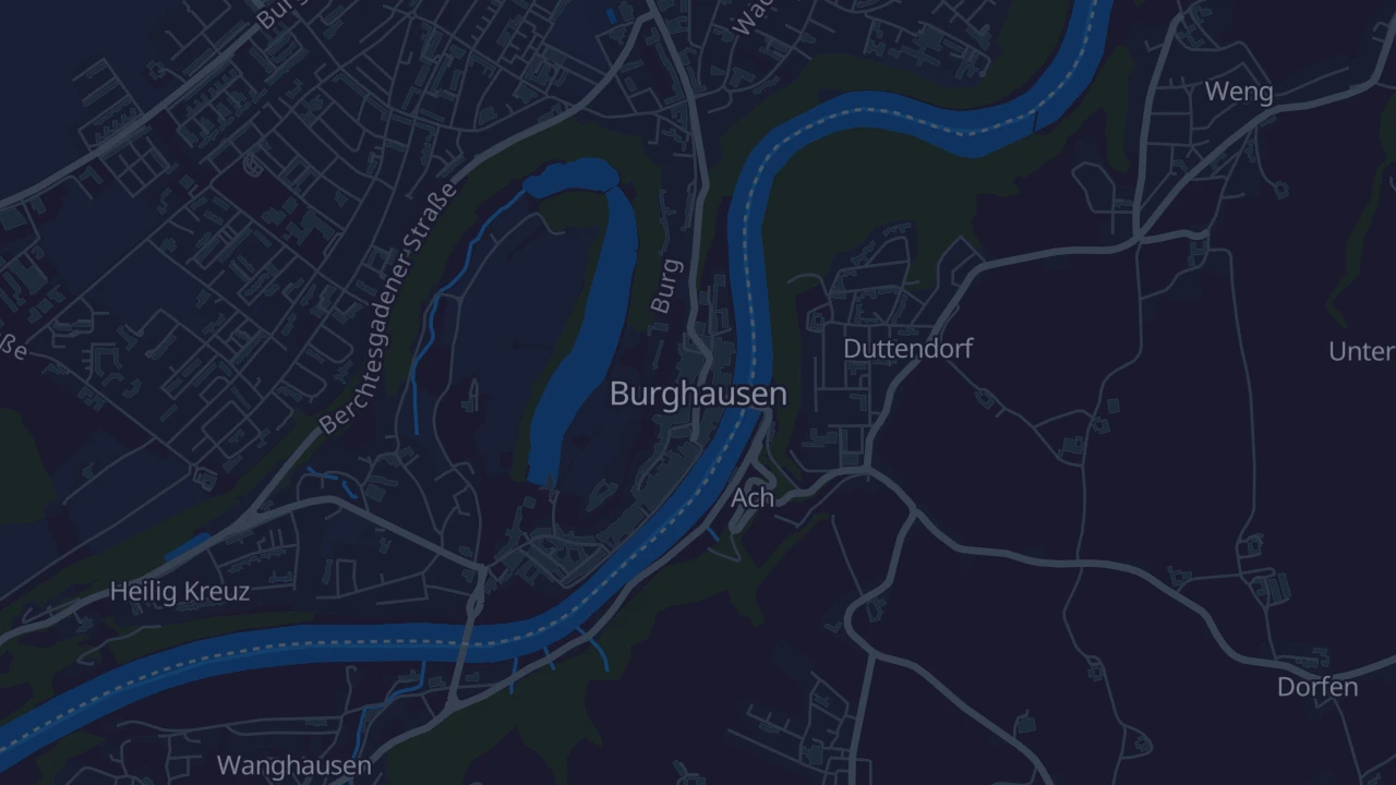 Karte von Burghausen