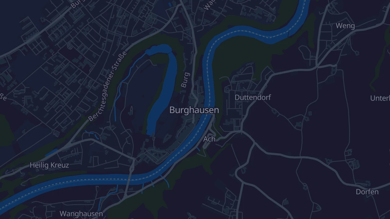 Karte von Burghausen