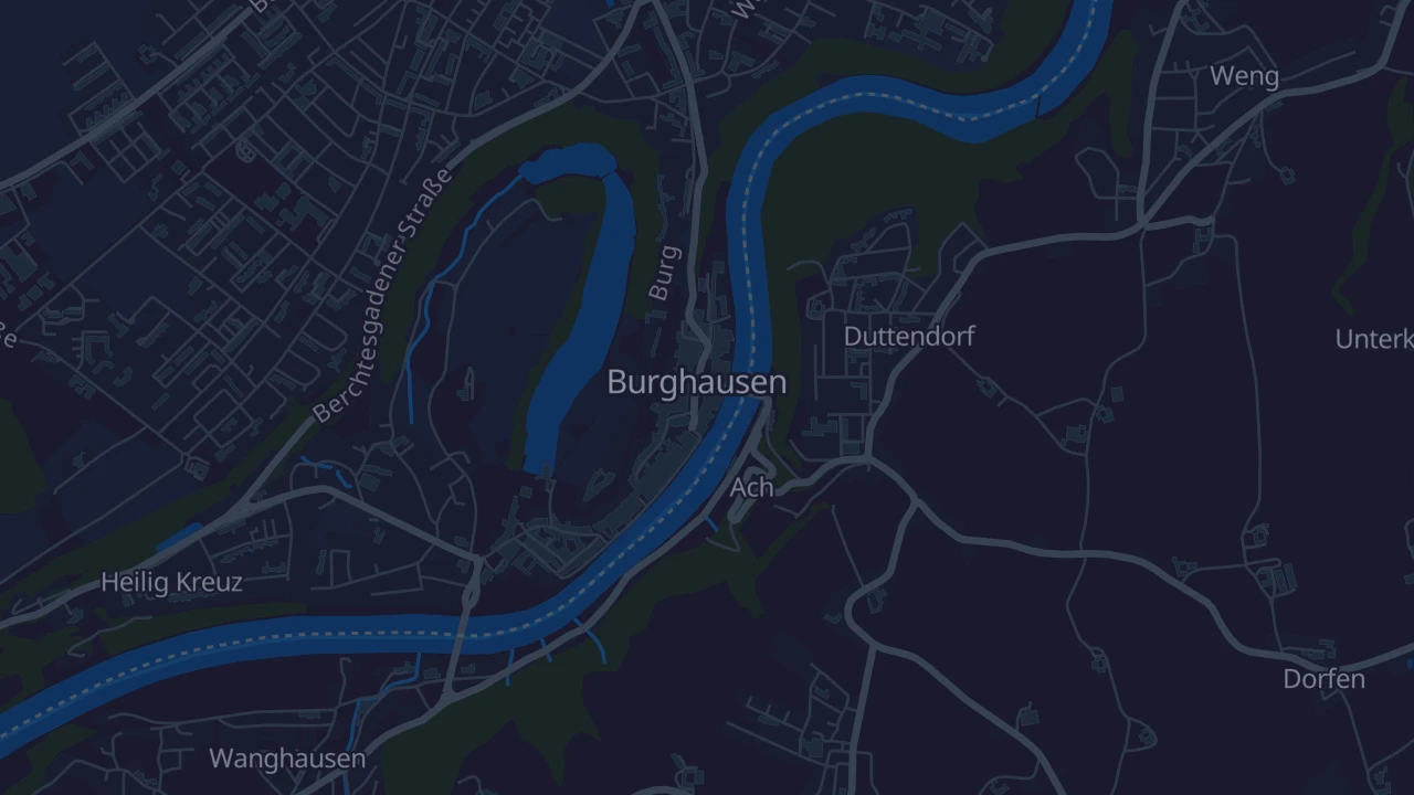 Karte von Burghausen