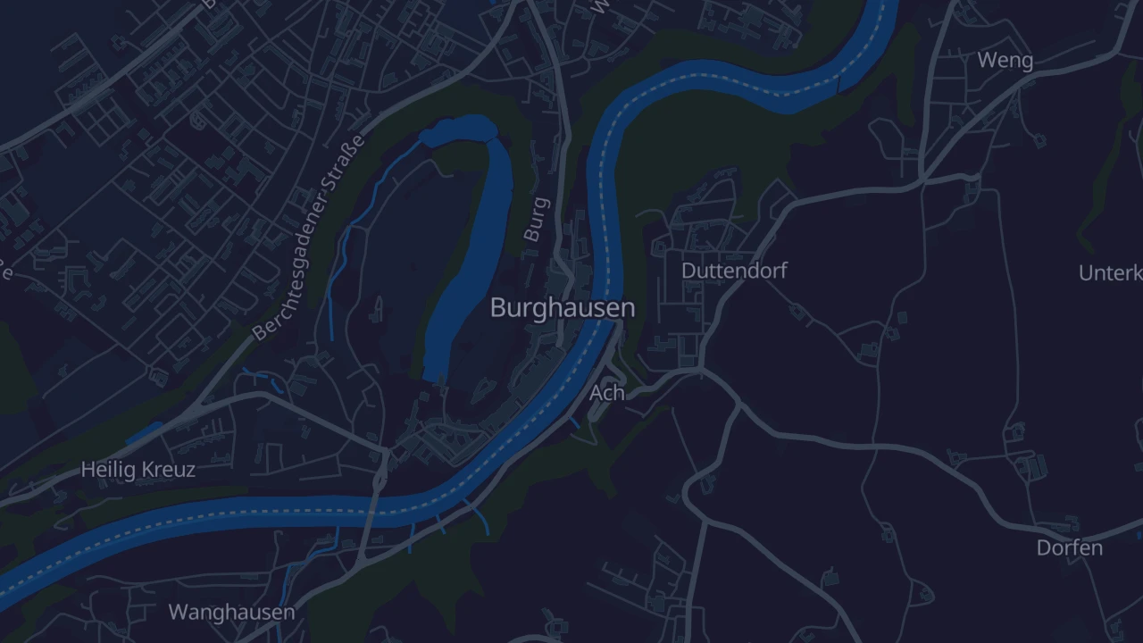 Karte von Burghausen