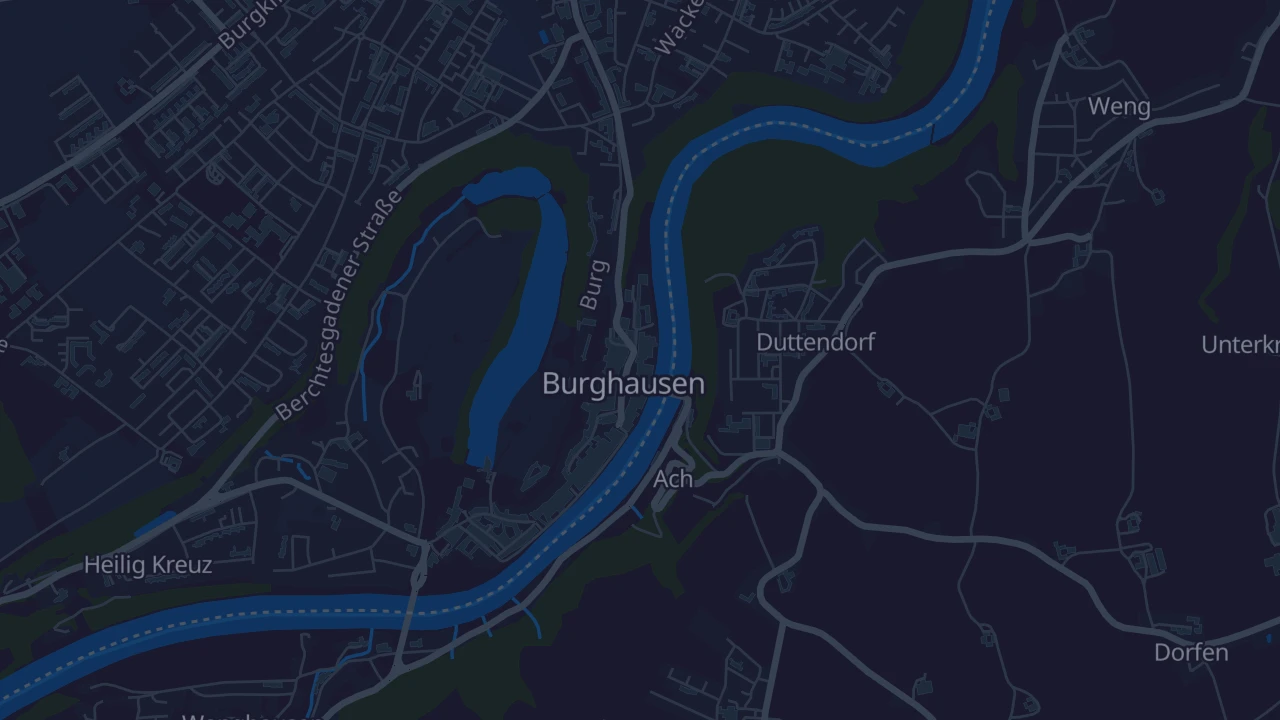 Karte von Burghausen