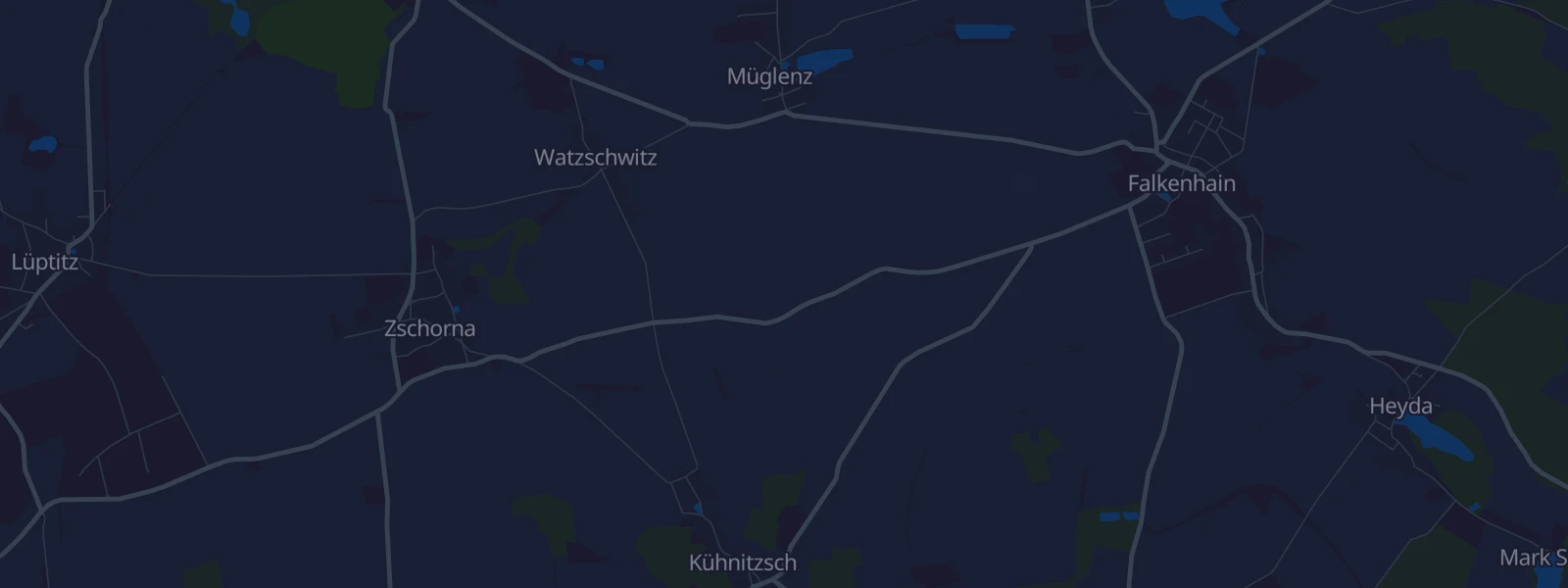 Karte von Lossatal