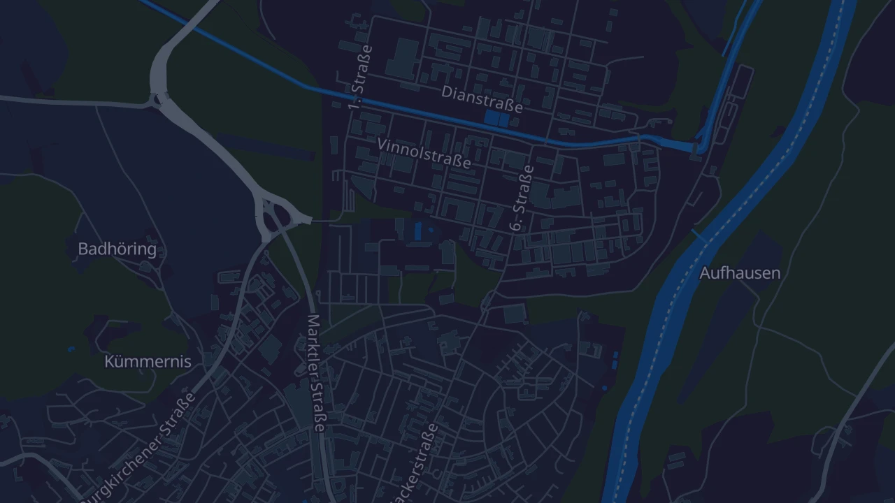Karte von Burghausen