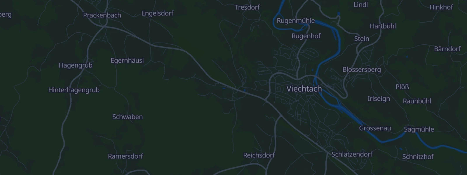 Karte von Viechtach