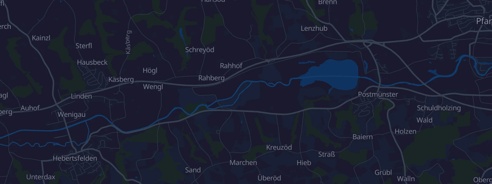 Karte von Hebertsfelden