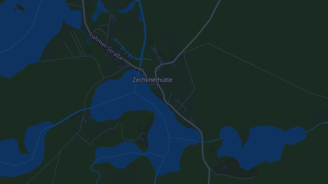 Karte von Rheinsberg