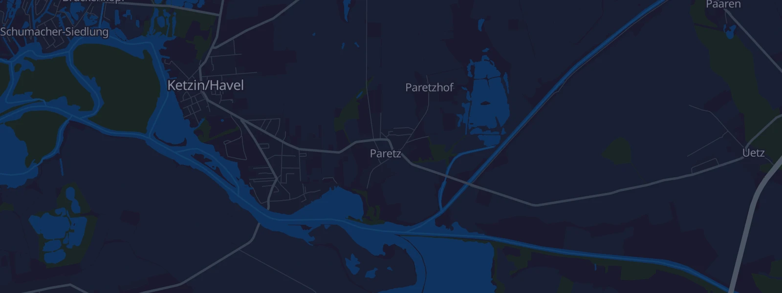 Karte von Ketzin OT Paretz