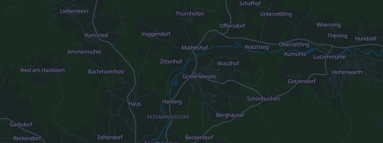 Karte von Grafenwiesen