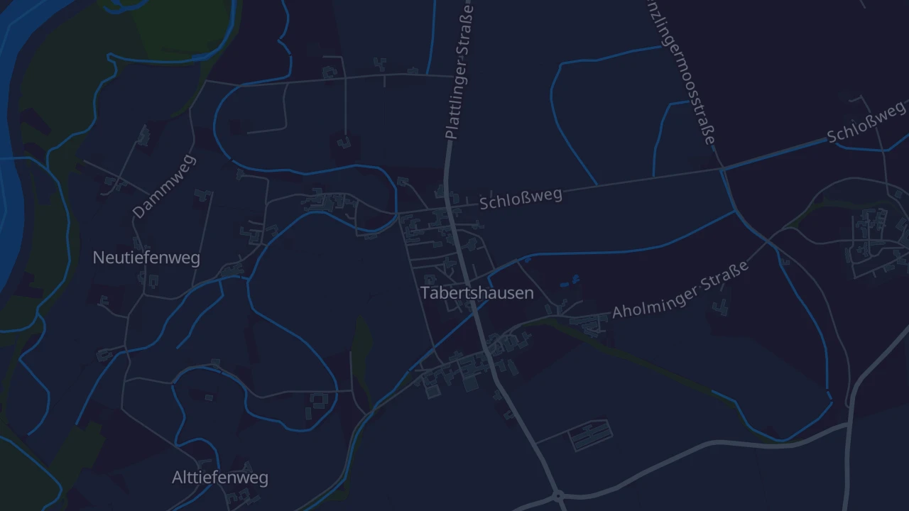Karte von Aholming