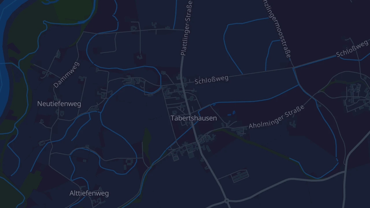 Karte von Aholming