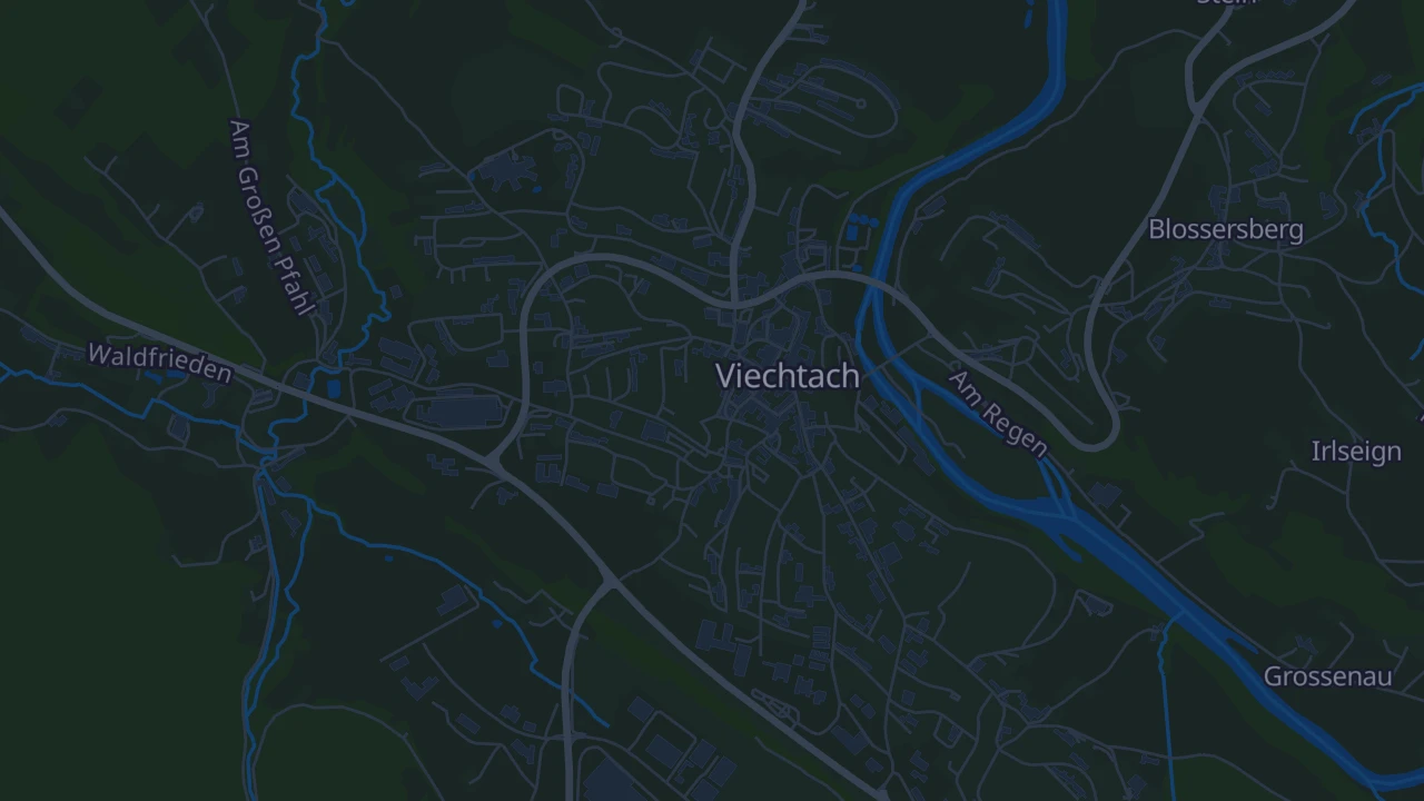 Karte von Viechtach