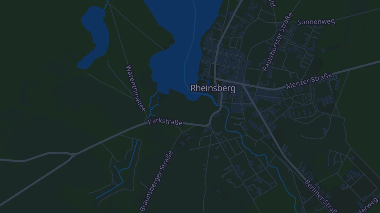Karte von Rheinsberg