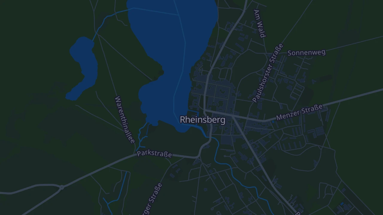 Karte von Rheinsberg