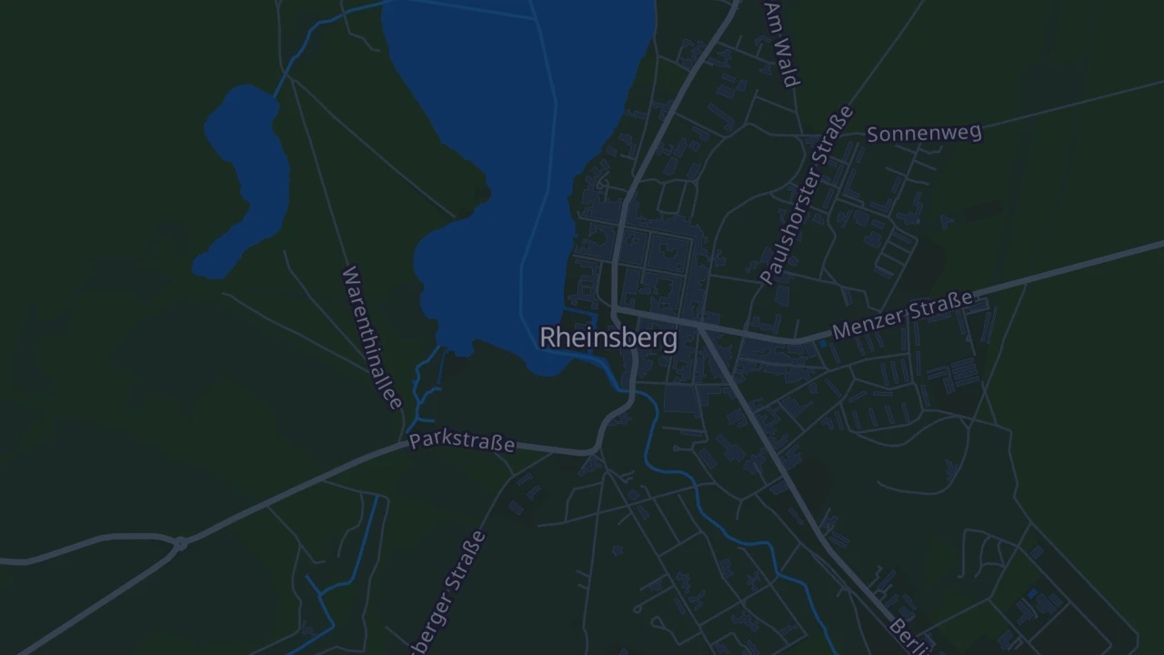 Karte von Rheinsberg