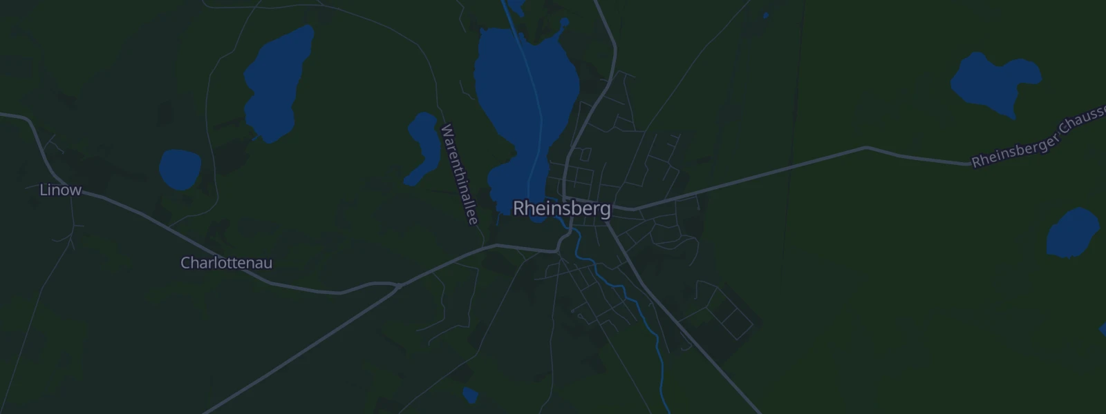 Karte von Rheinsberg
