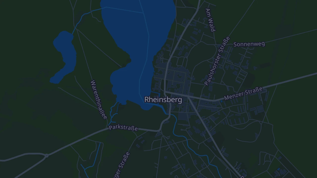 Karte von Rheinsberg