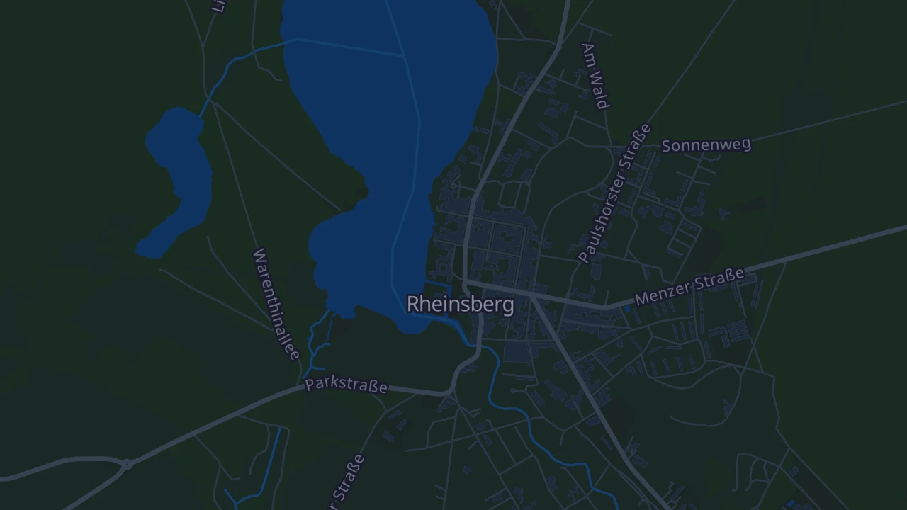 Karte von Rheinsberg