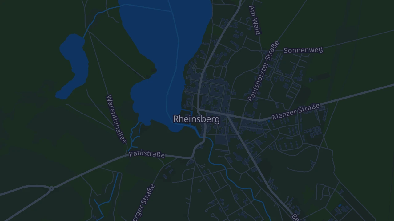 Karte von Rheinsberg