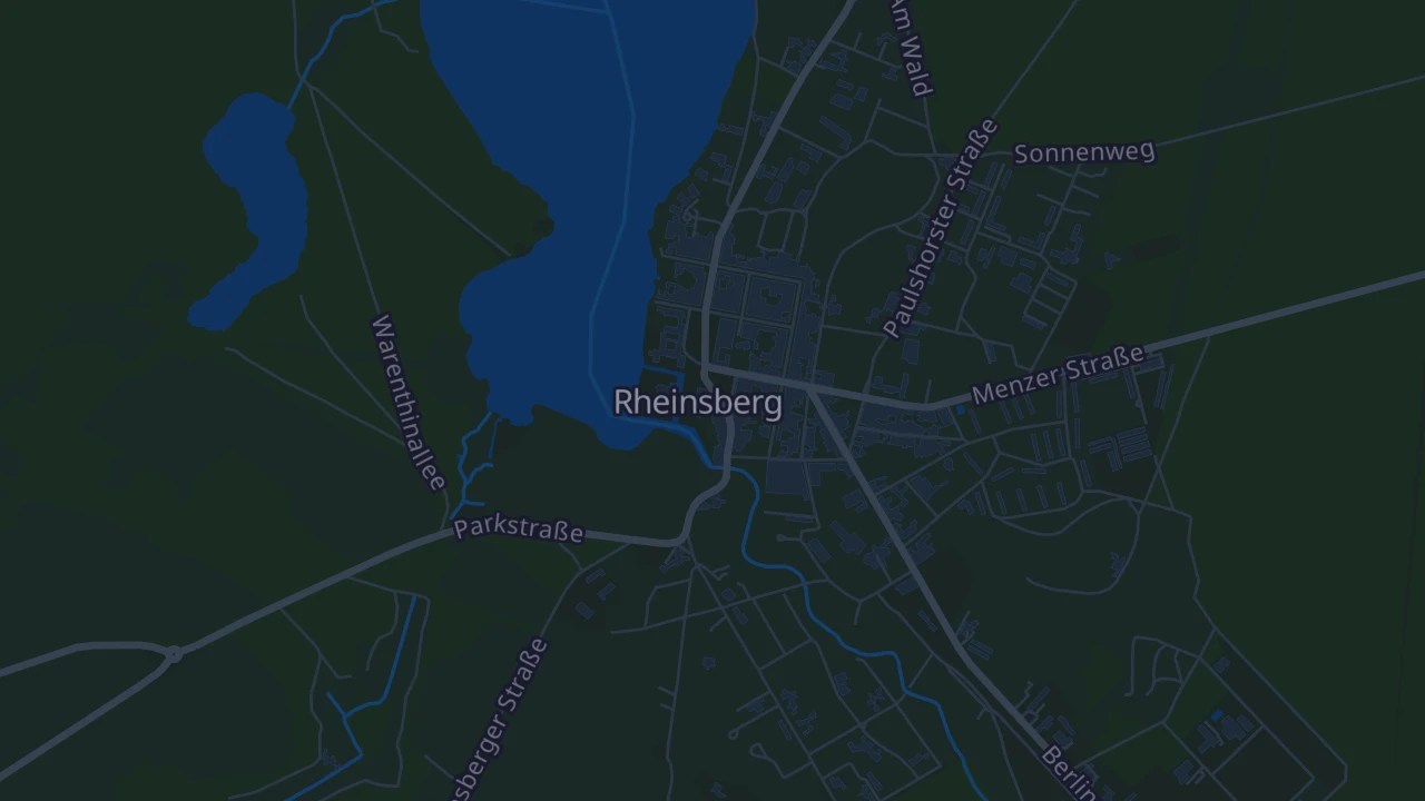 Karte von Rheinsberg