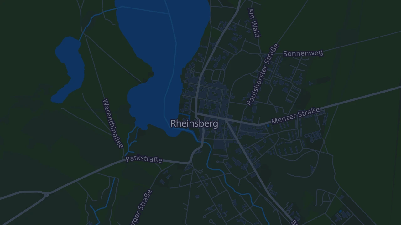 Karte von Rheinsberg