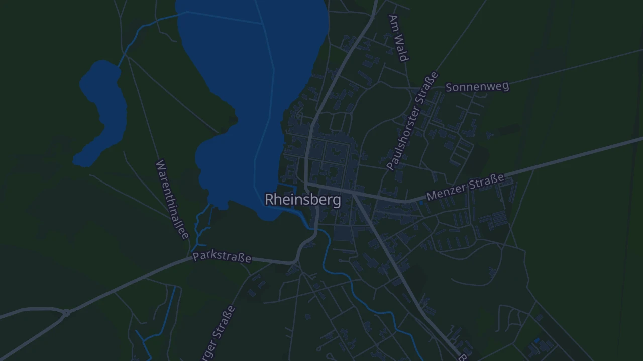 Karte von Rheinsberg