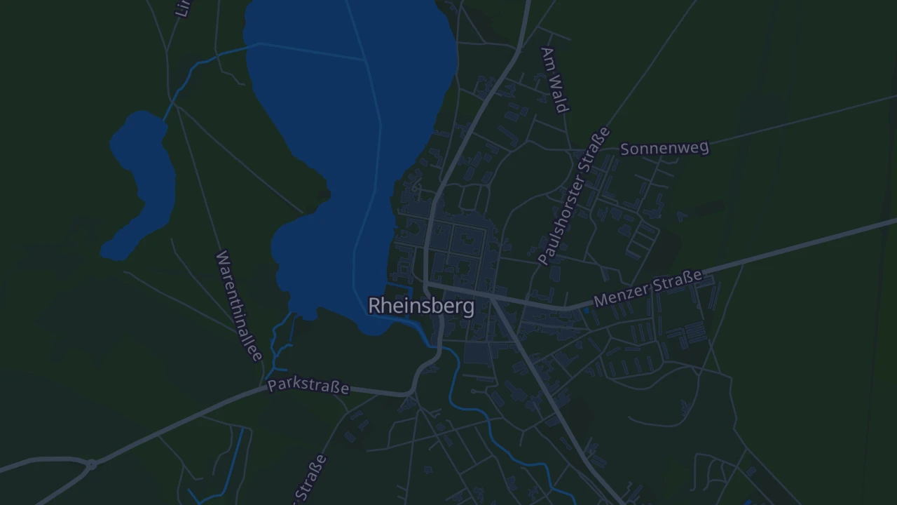 Karte von Rheinsberg