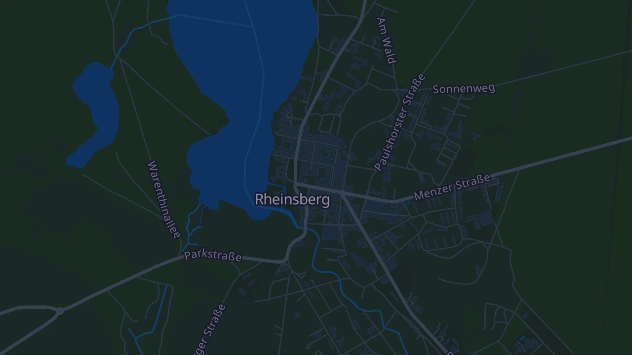 Karte von Rheinsberg