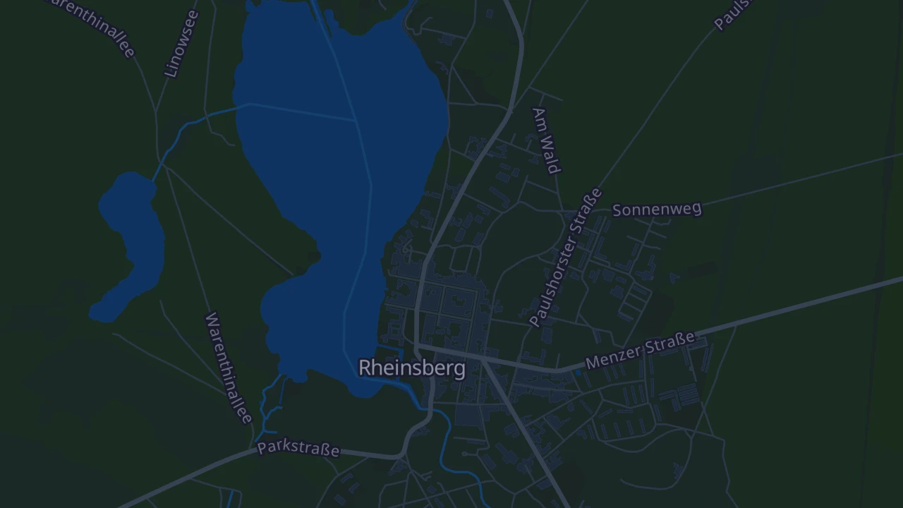 Karte von Rheinsberg