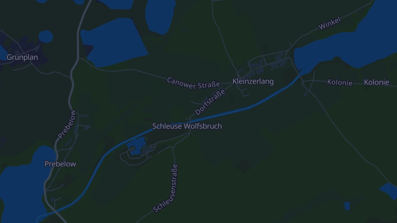 Karte von Rheinsberg