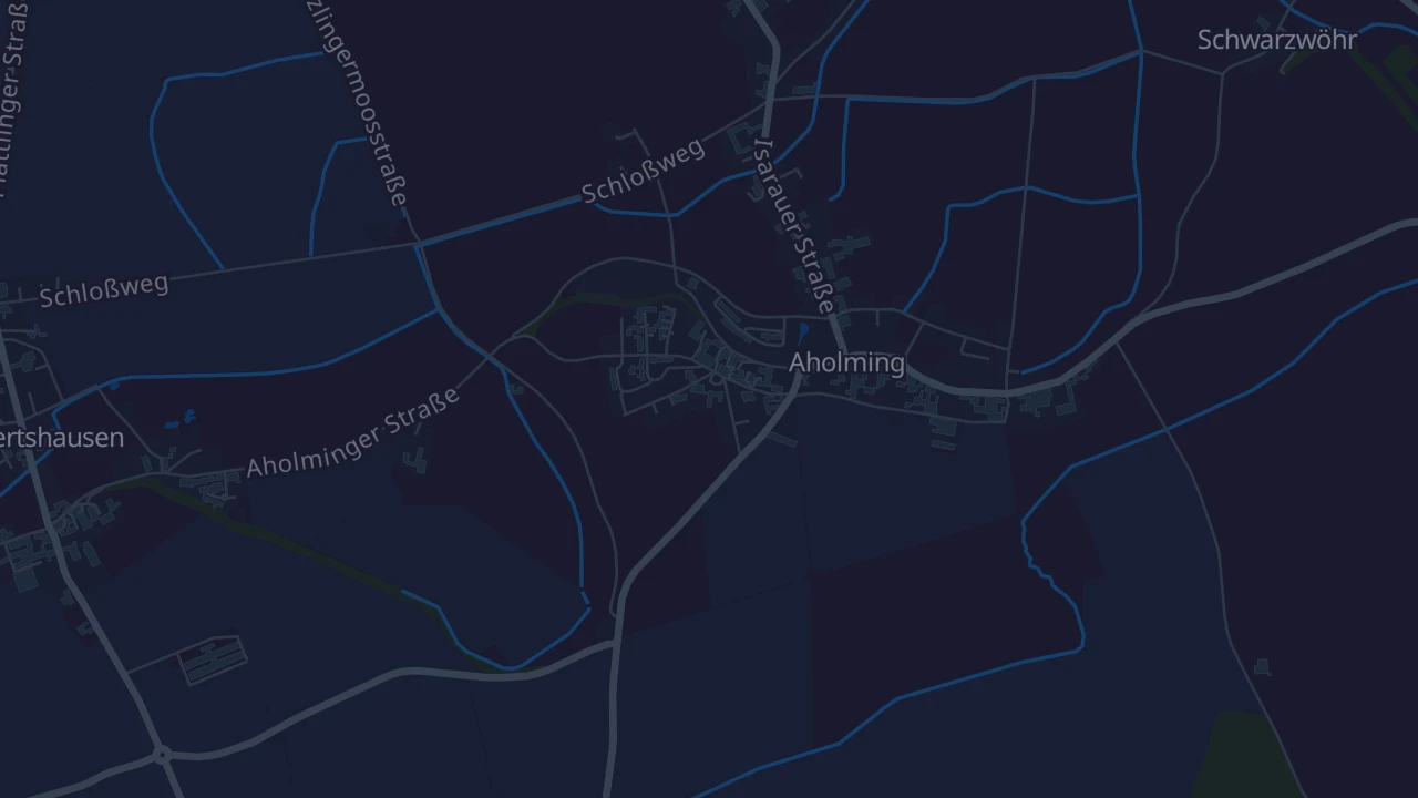 Karte von Aholming