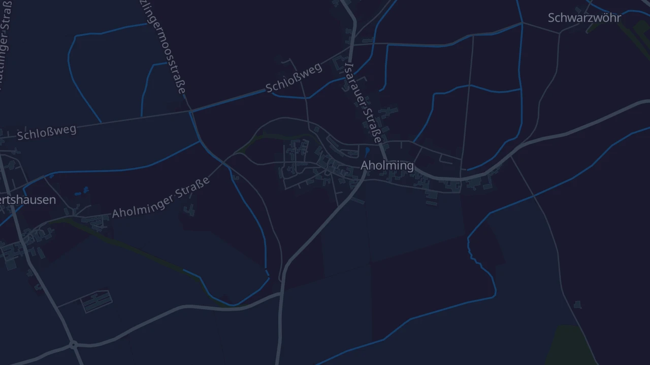 Karte von Aholming