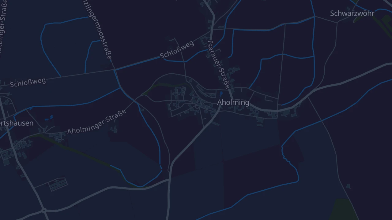 Karte von Aholming