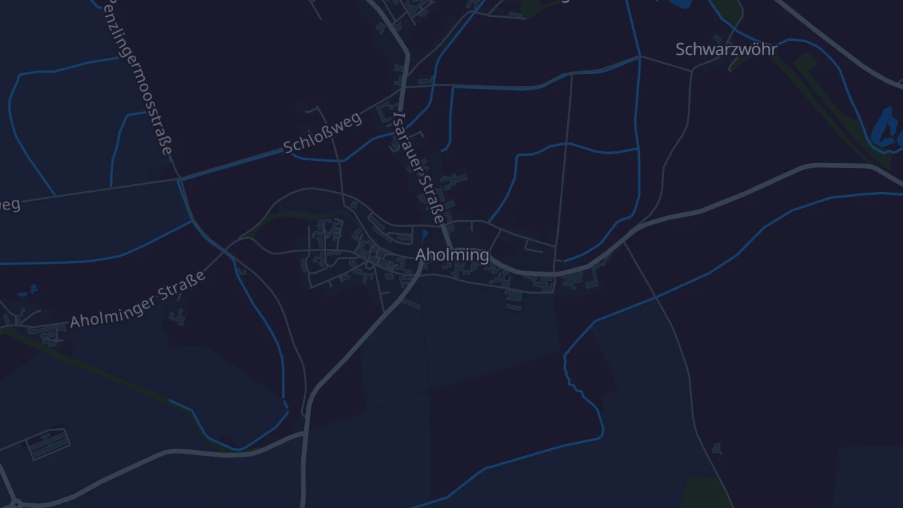 Karte von Aholming