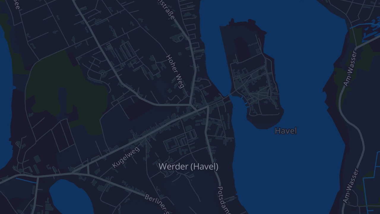 Karte von Werder (Havel)