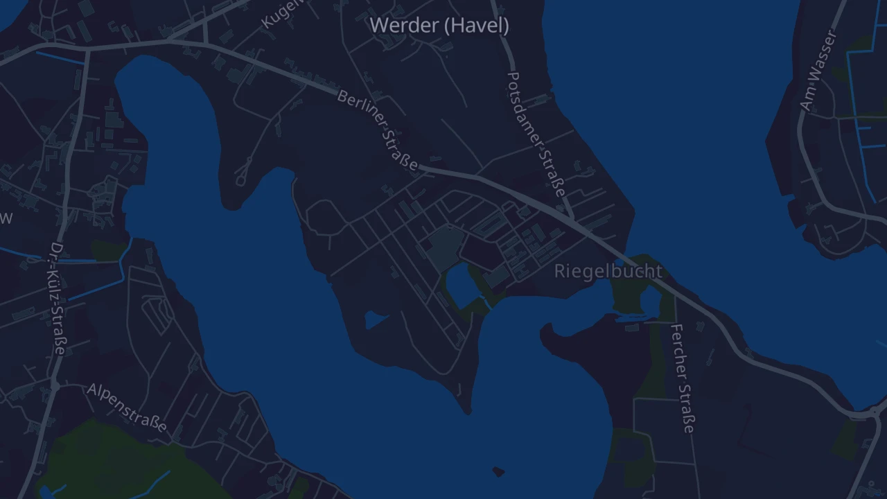 Karte von Werder (Havel)
