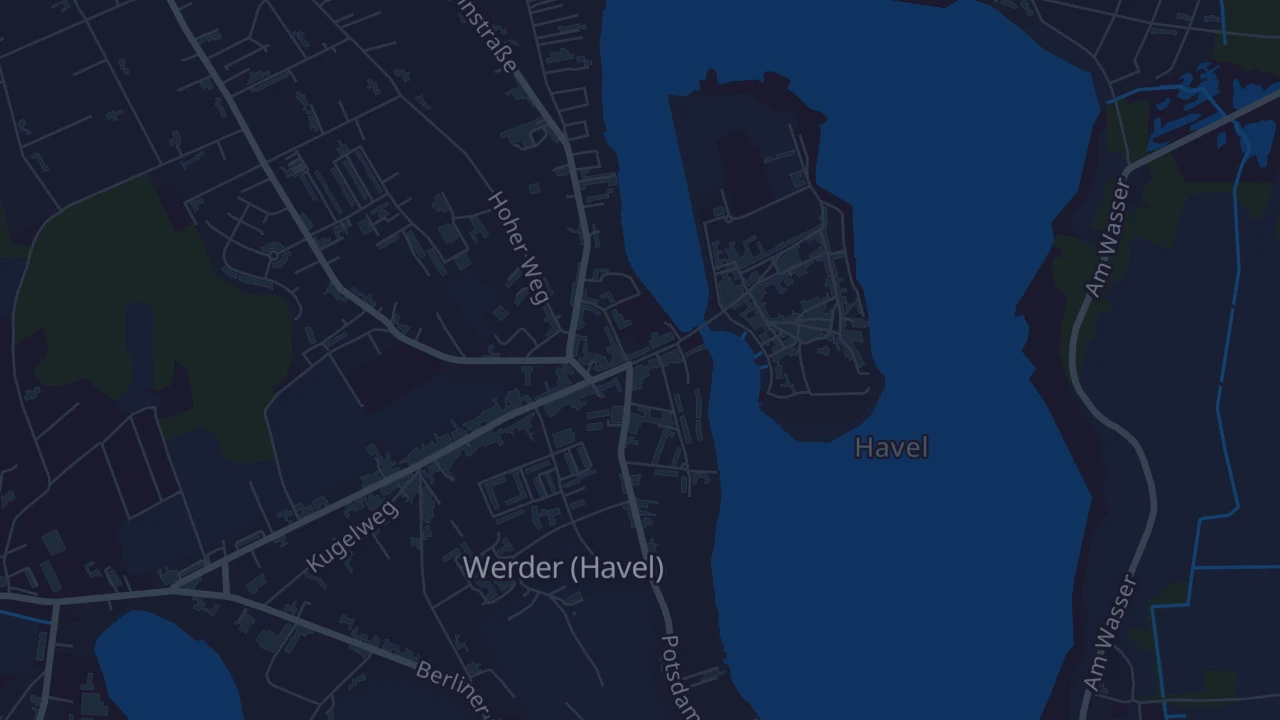 Karte von Werder (Havel)