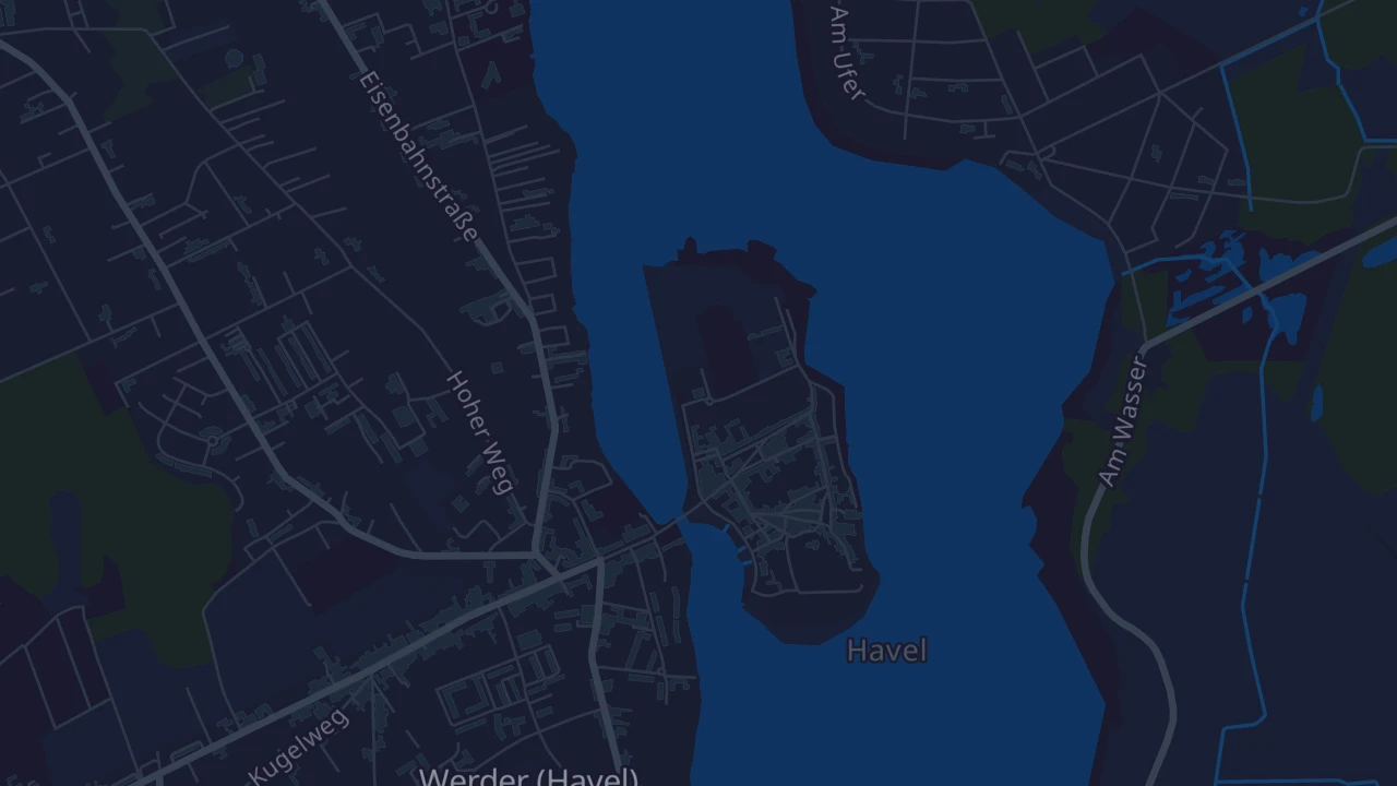 Karte von Werder (Havel)
