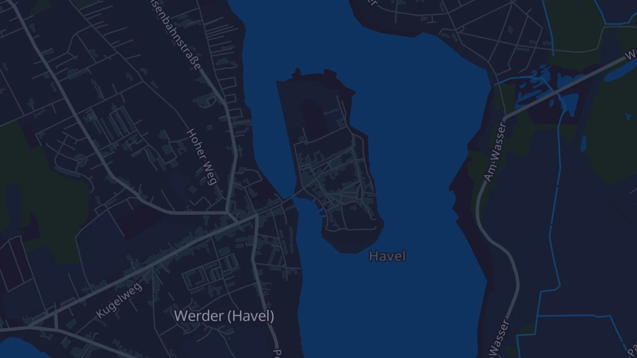 Karte von Werder (Havel)