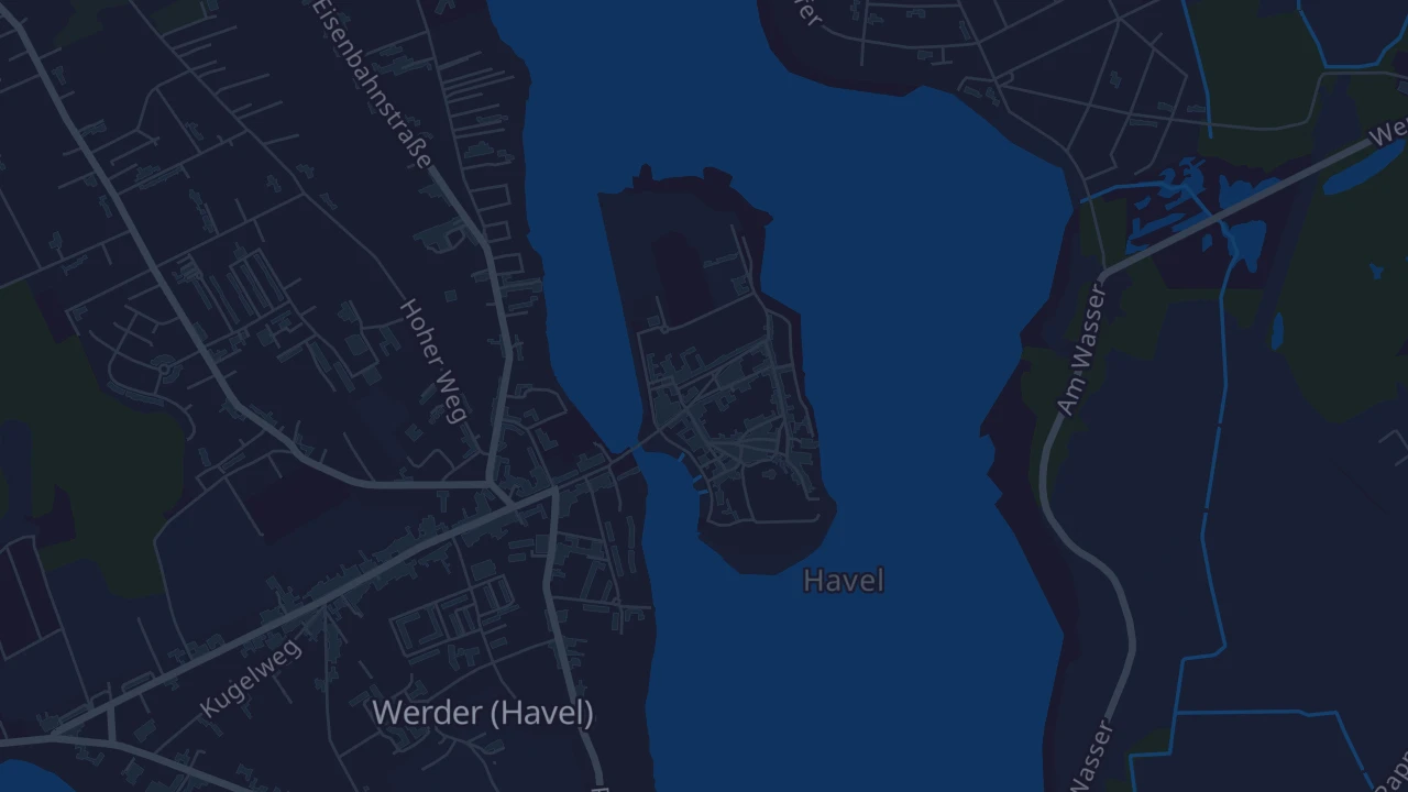 Karte von Werder (Havel)