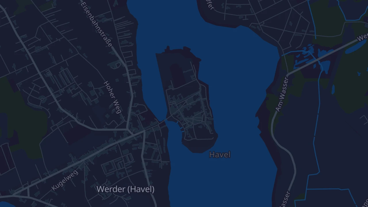 Karte von Werder (Havel)